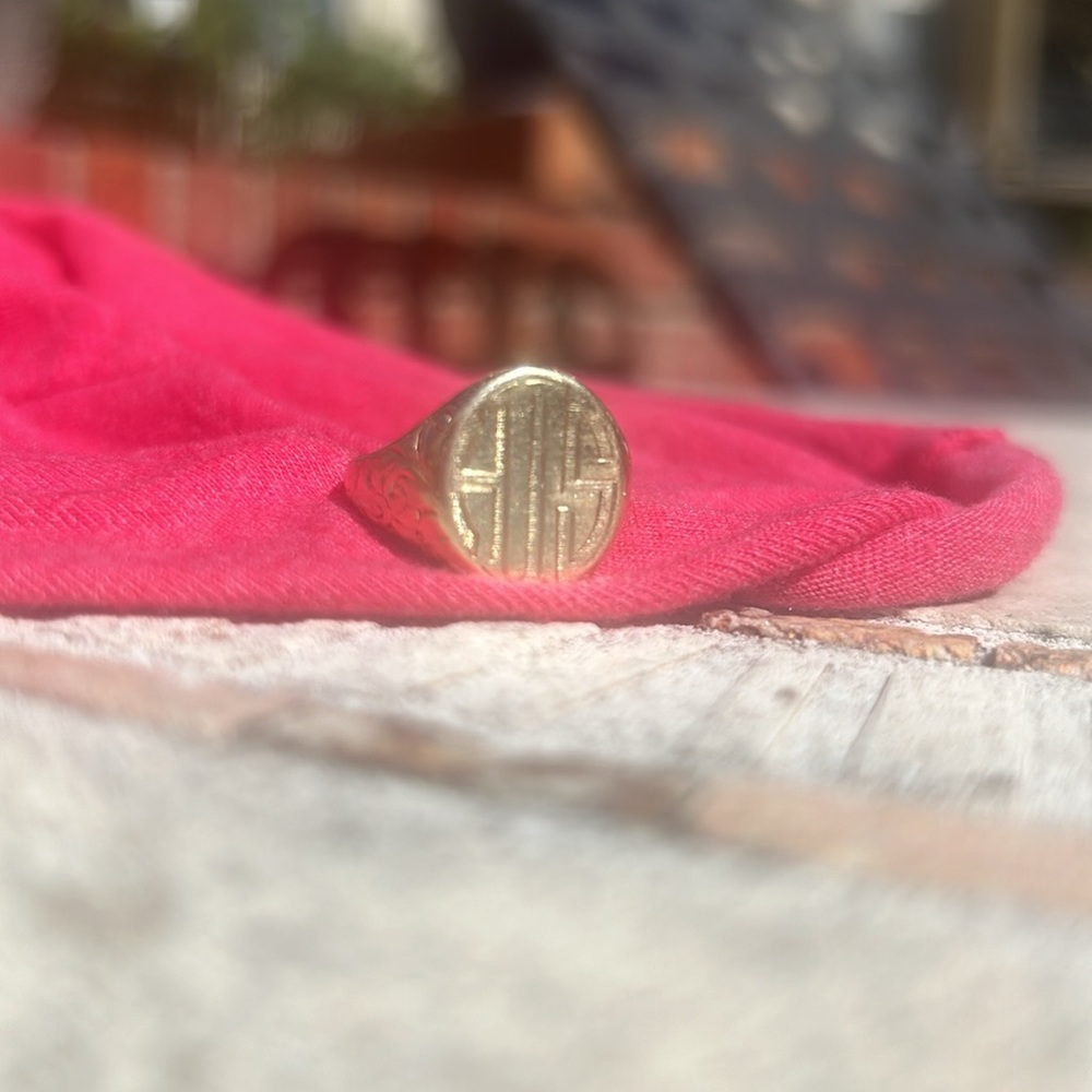 14k  GOLD “HIS” RING/ 8/ STUNNING 🫅 - Picture 2 of 10